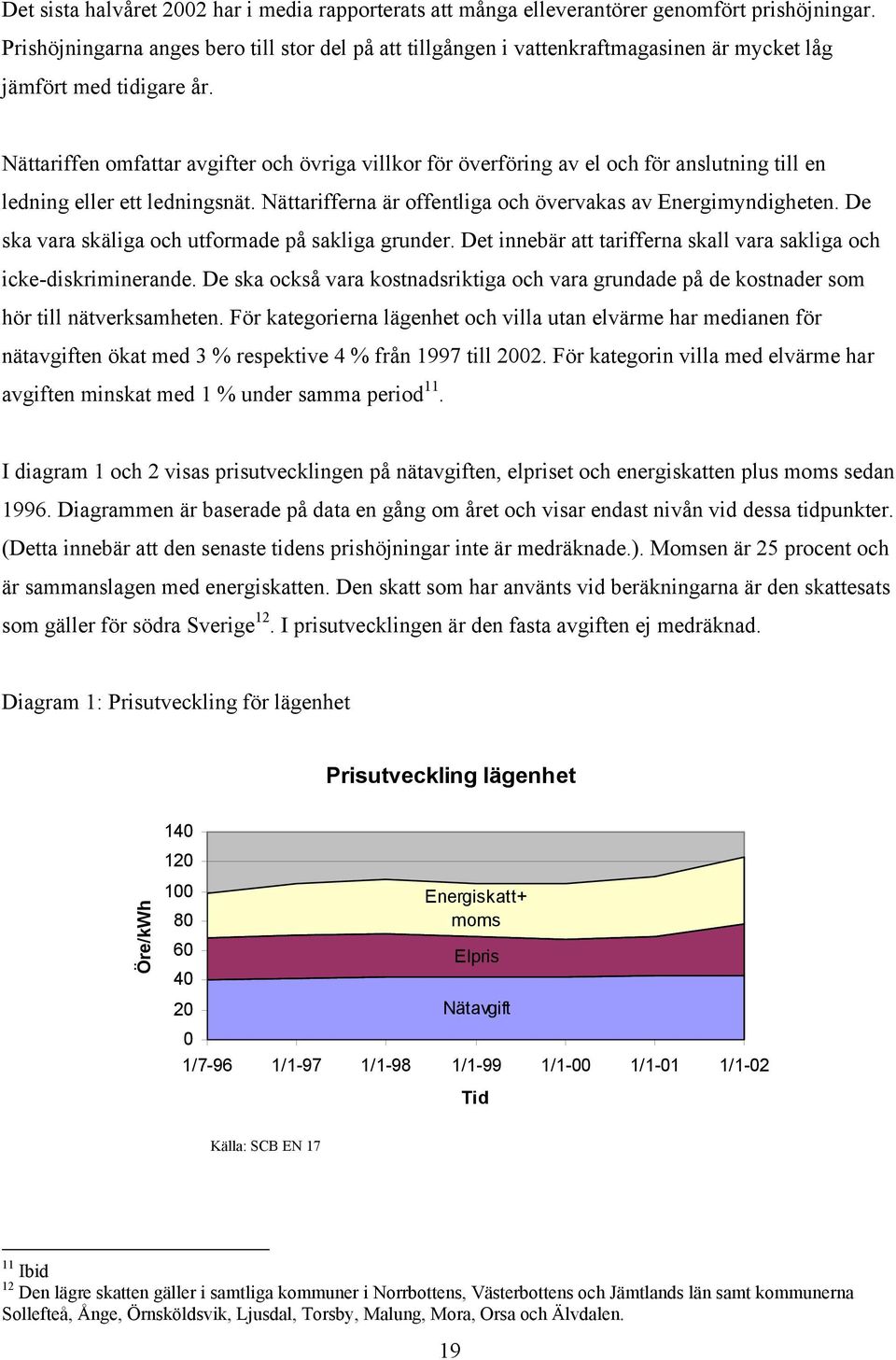 Nättariffen omfattar avgifter och övriga villkor för överföring av el och för anslutning till en ledning eller ett ledningsnät. Nättarifferna är offentliga och övervakas av Energimyndigheten.