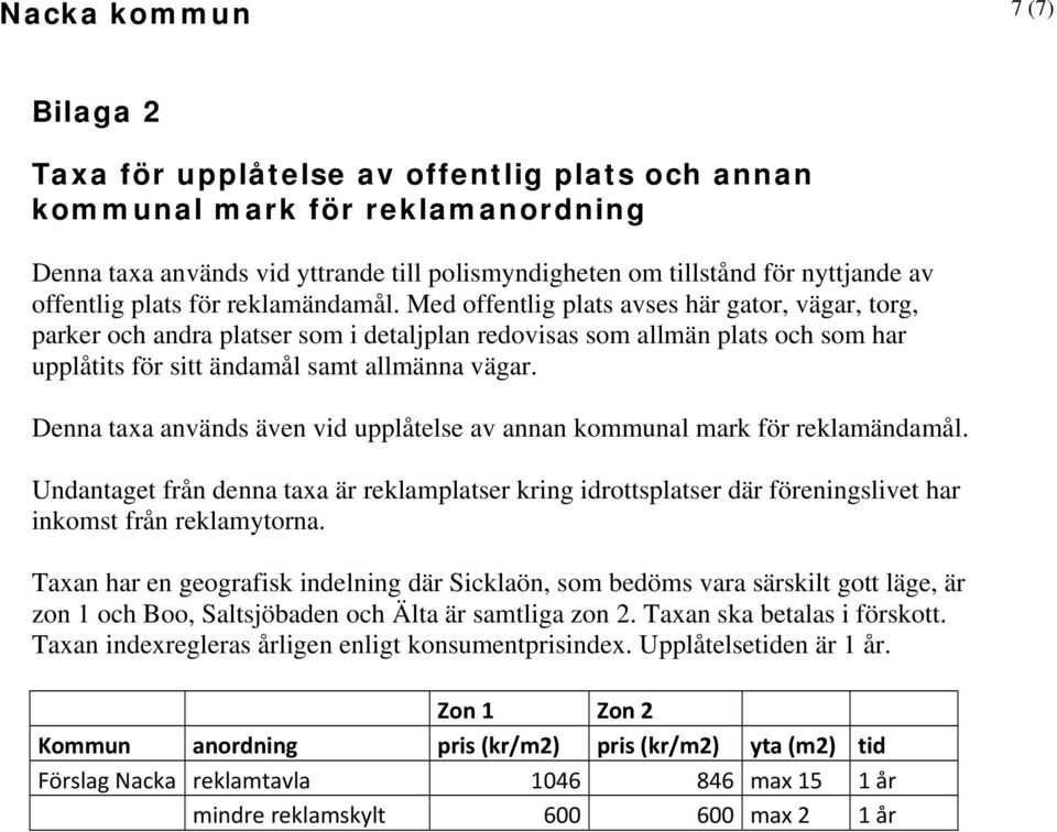 Med offentlig plats avses här gator, vägar, torg, parker och andra platser som i detaljplan redovisas som allmän plats och som har upplåtits för sitt ändamål samt allmänna vägar.