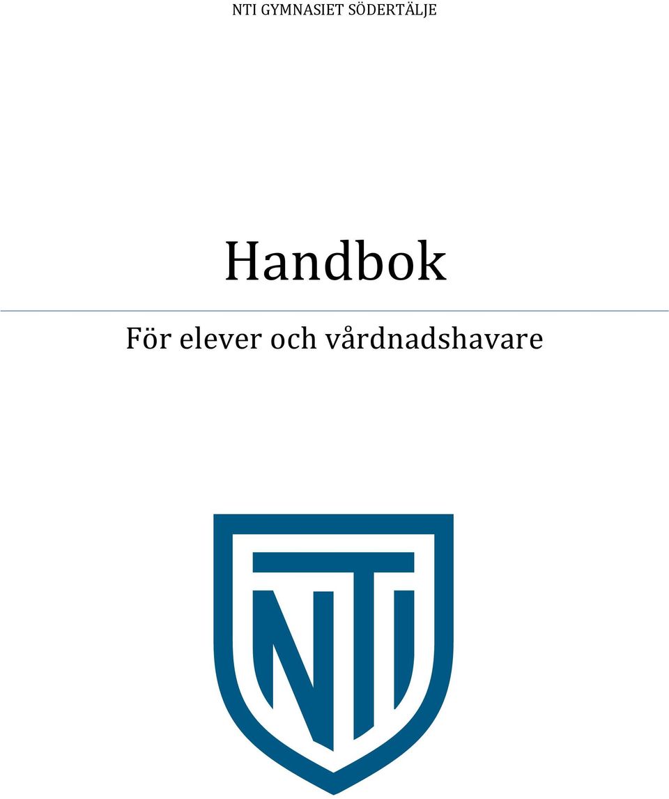 Handbok För