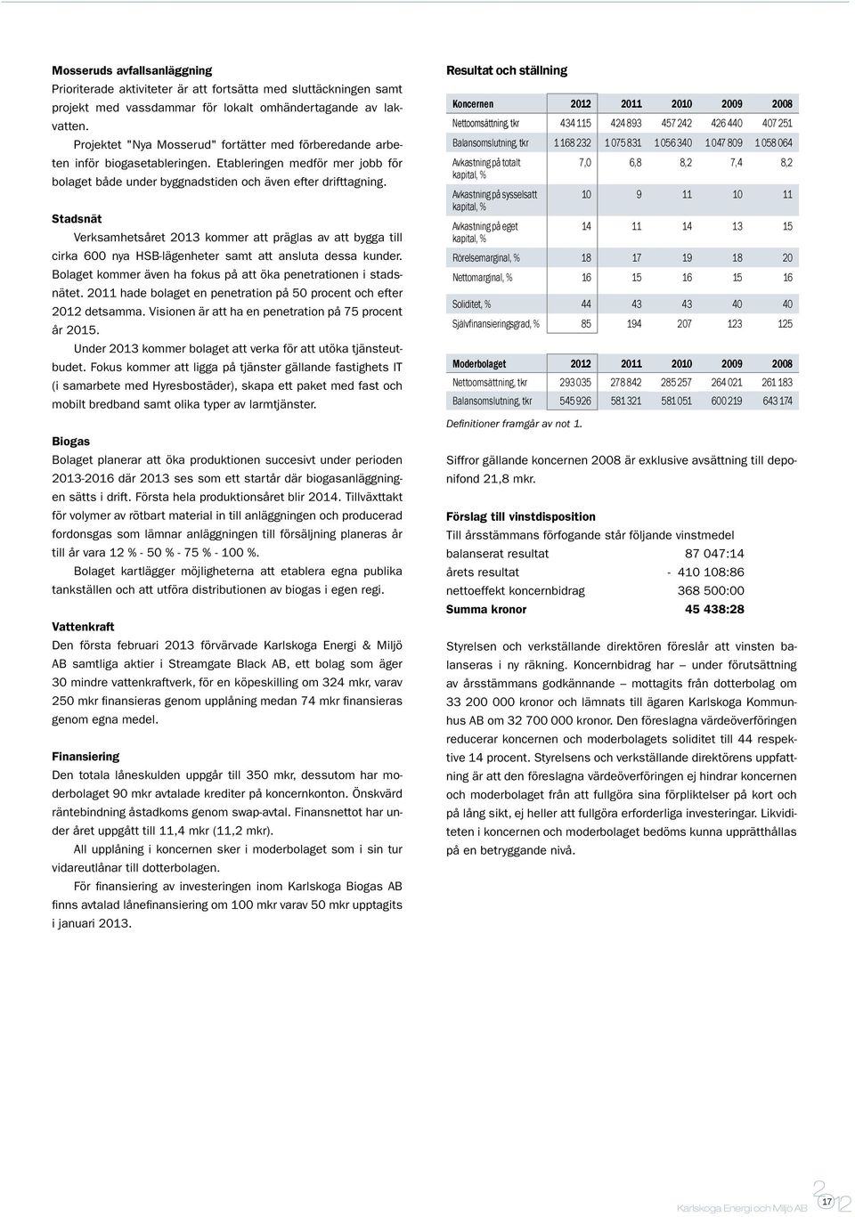 Stadsnät Verksamhetsåret 2013 kommer att präglas av att bygga till cirka 600 nya HSB-lägenheter samt att ansluta dessa kunder. Bolaget kommer även ha fokus på att öka penetrationen i stadsnätet.