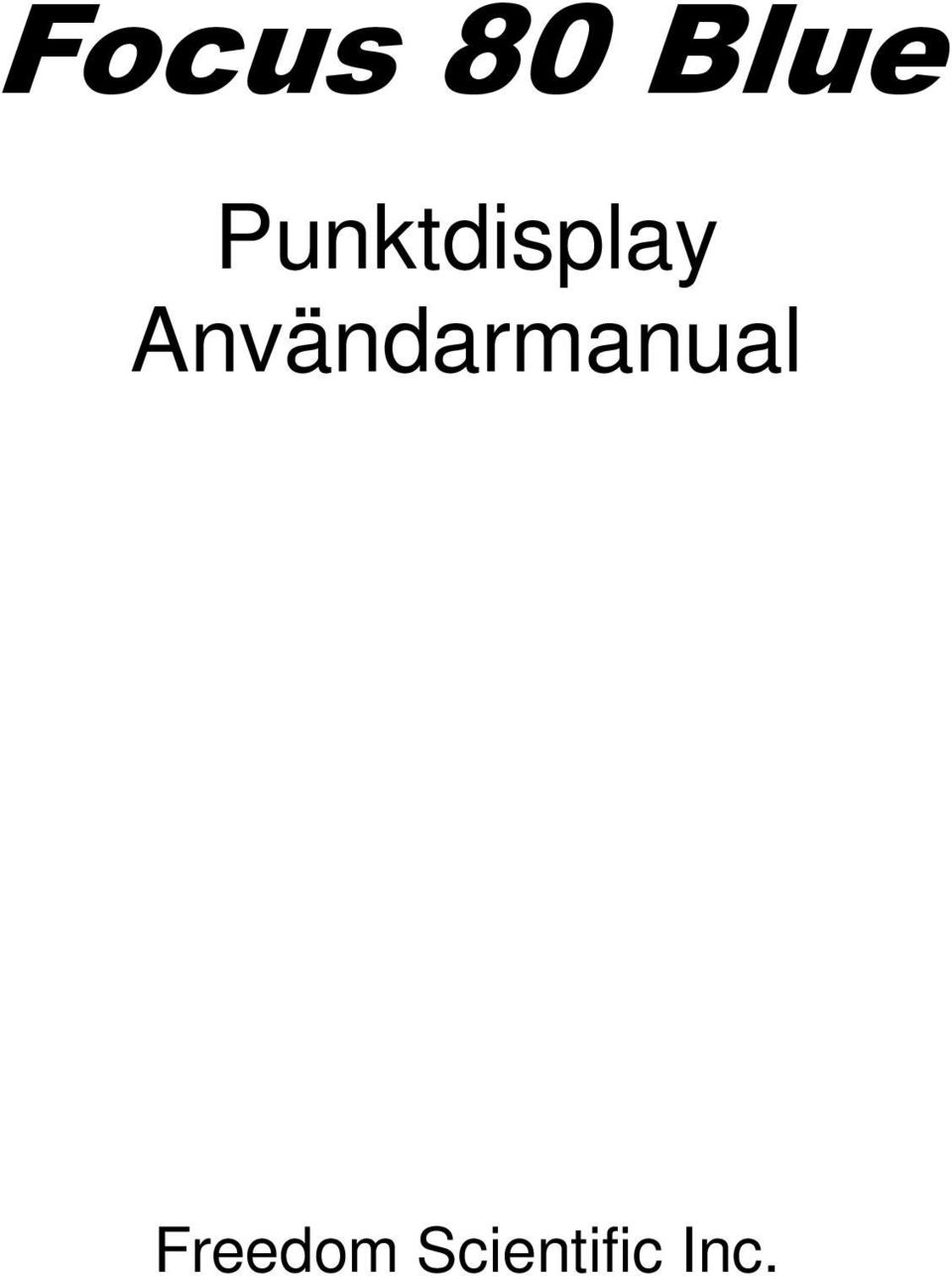 Användarmanual