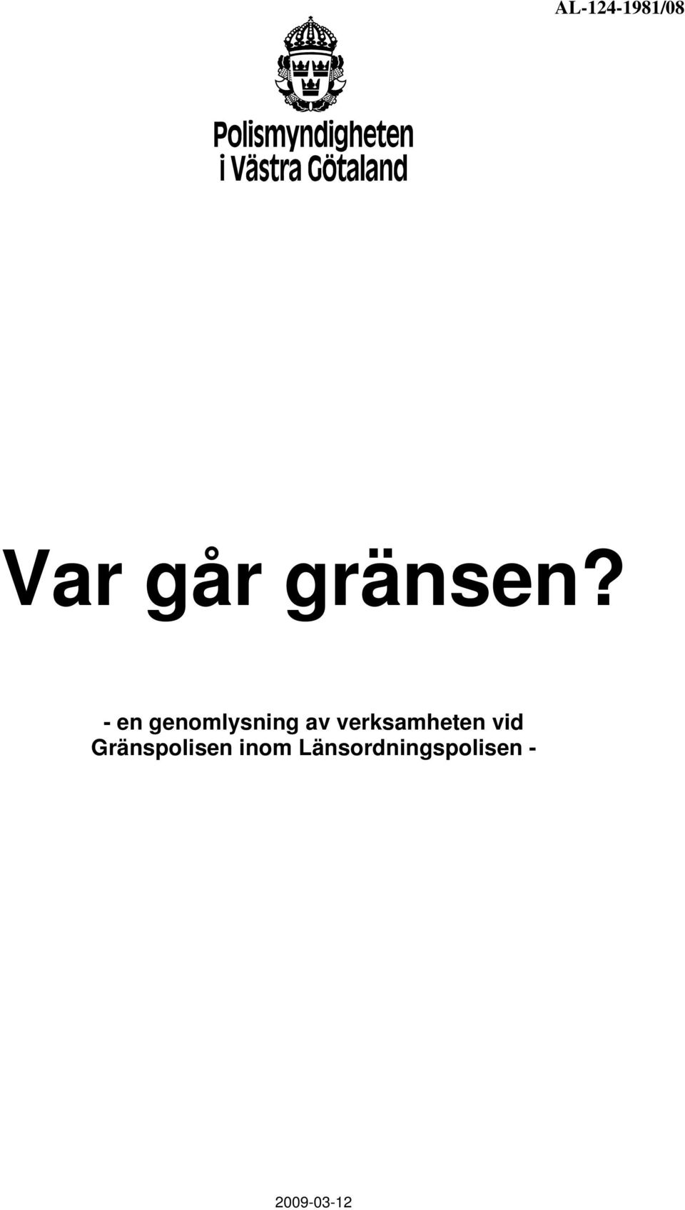 - en genomlysning av