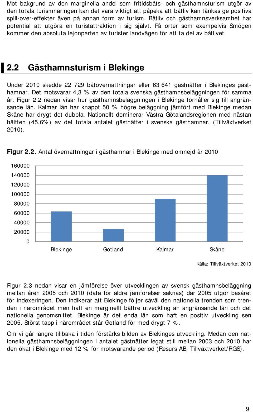 På orter som exempelvis Smögen kommer den absoluta lejonparten av turister landvägen för att ta del av båtlivet. 2.