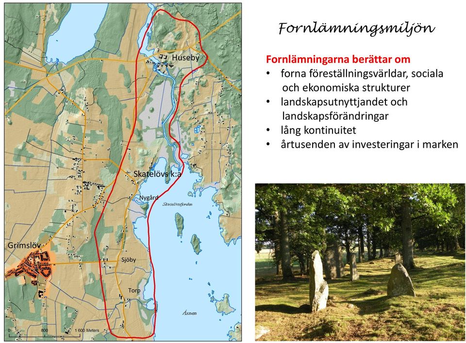 landskapsutnyttjandet och landskapsförändringar lång kontinuitet