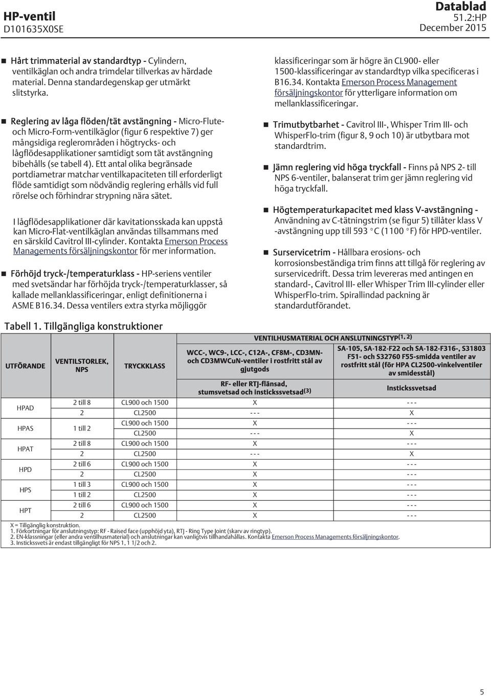 avstängning bibehålls (se tabell 4).