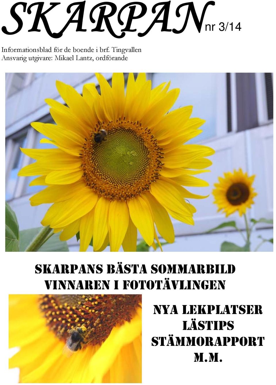 ordförande Nnr 3/14 SKARPANS BÄSTA SOMMARBILD