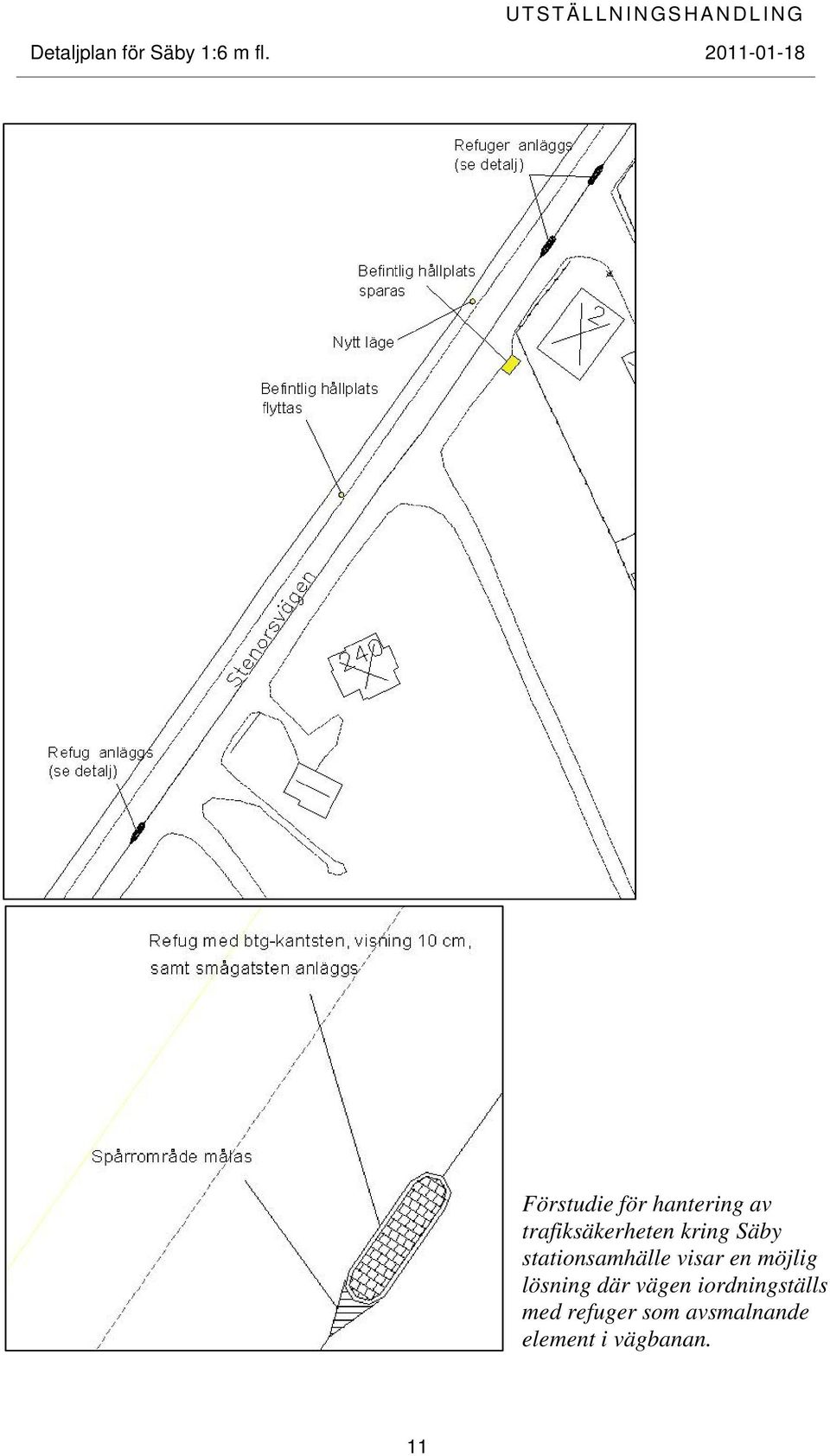 stationsamhälle visar en möjlig lösning