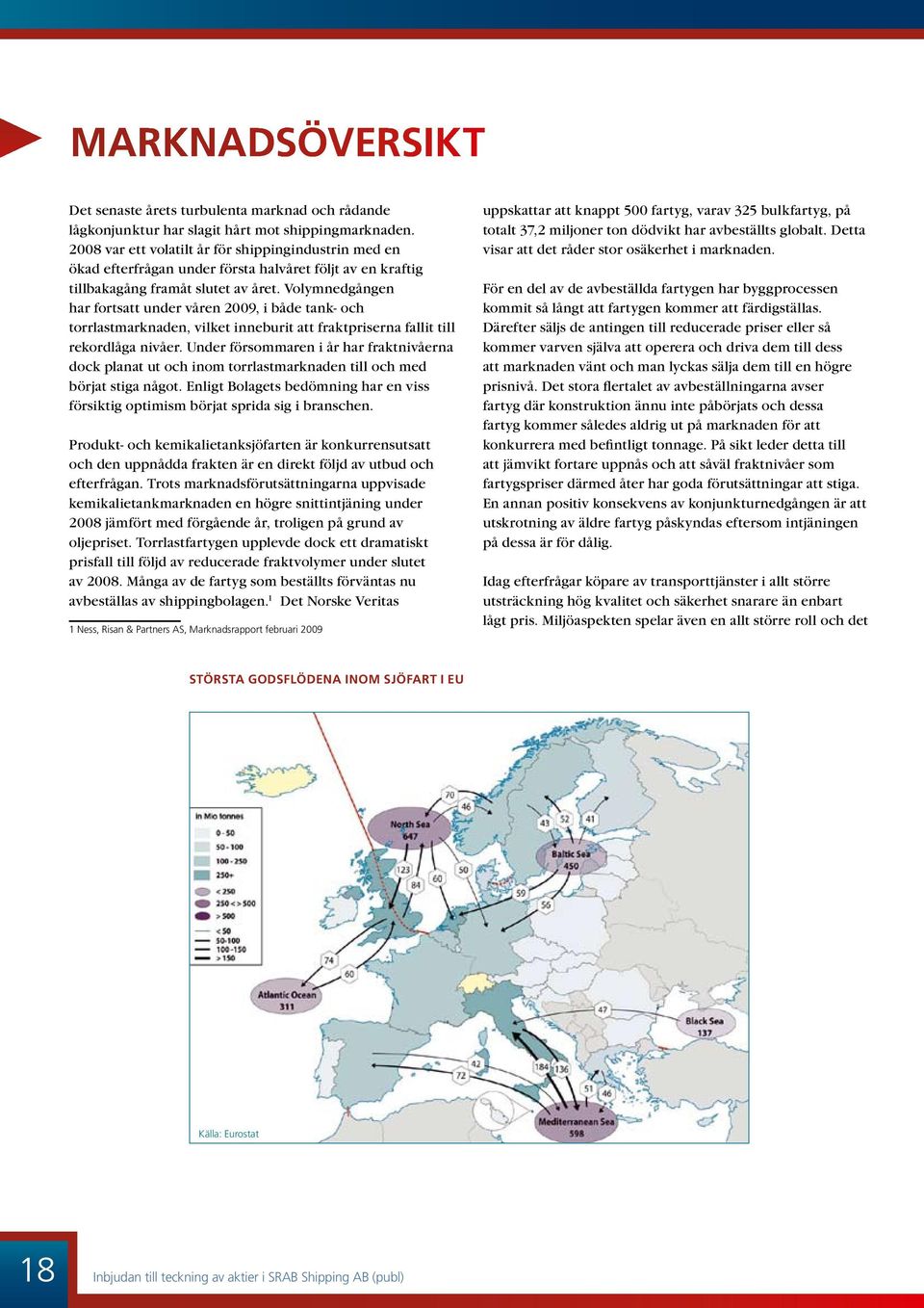 Volymnedgången har fortsatt under våren 2009, i både tank- och torrlastmarknaden, vilket inneburit att fraktpriserna fallit till rekordlåga nivåer.