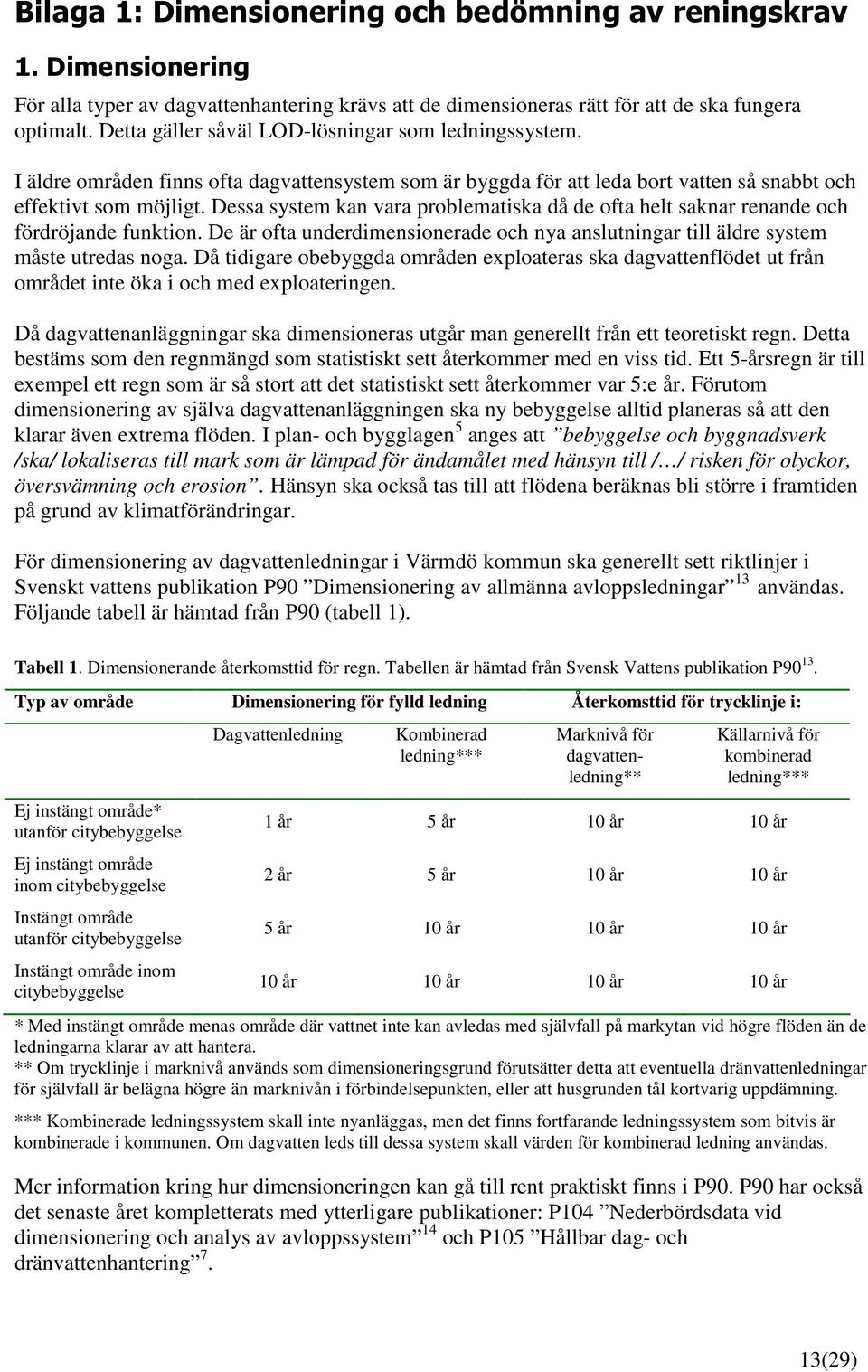 Dessa system kan vara problematiska då de ofta helt saknar renande och fördröjande funktion. De är ofta underdimensionerade och nya anslutningar till äldre system måste utredas noga.