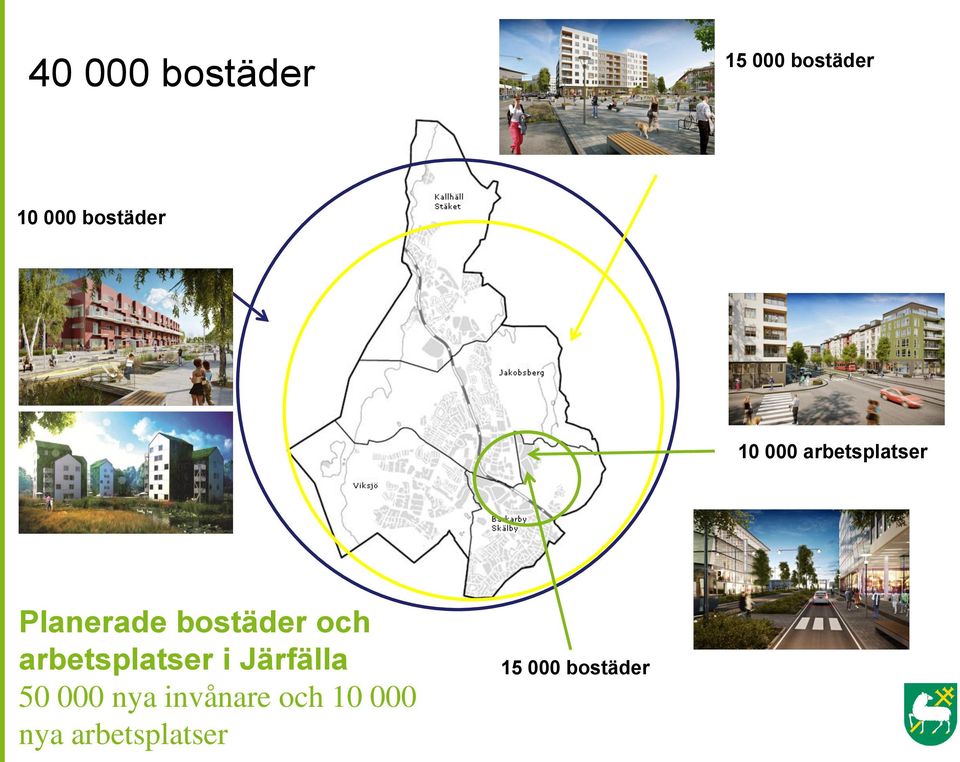 bostäder och arbetsplatser i Järfälla 50 000