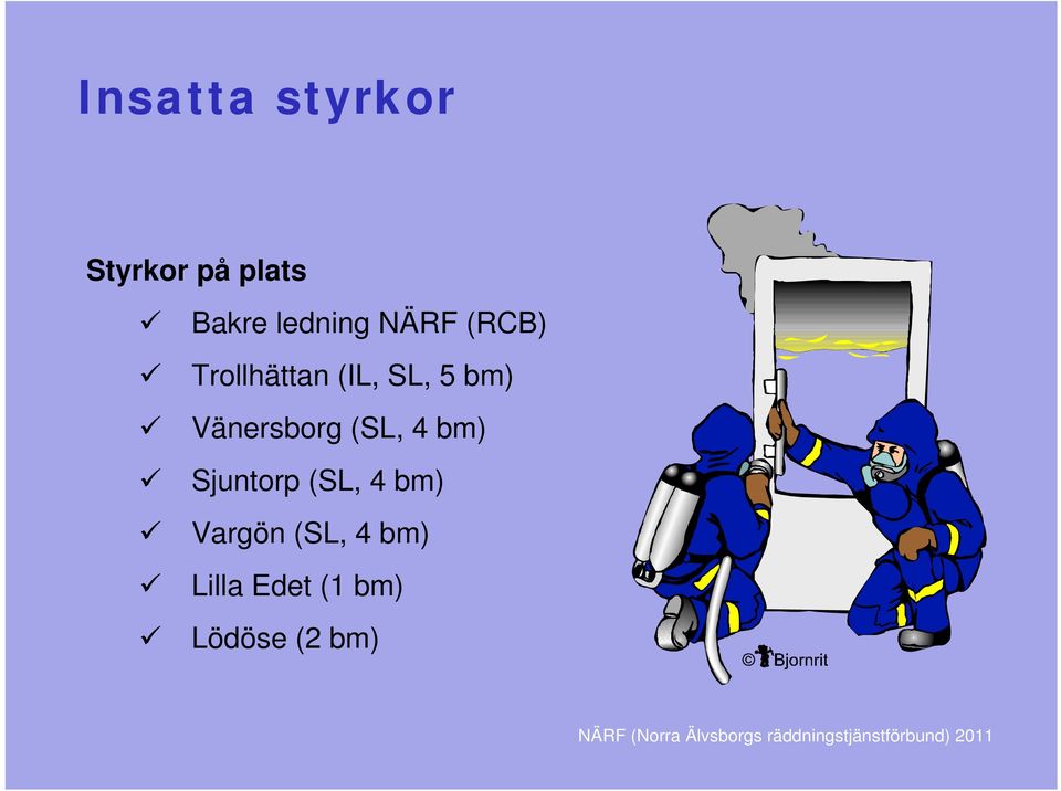 bm) Vänersborg (SL, 4 bm) Sjuntorp (SL, 4