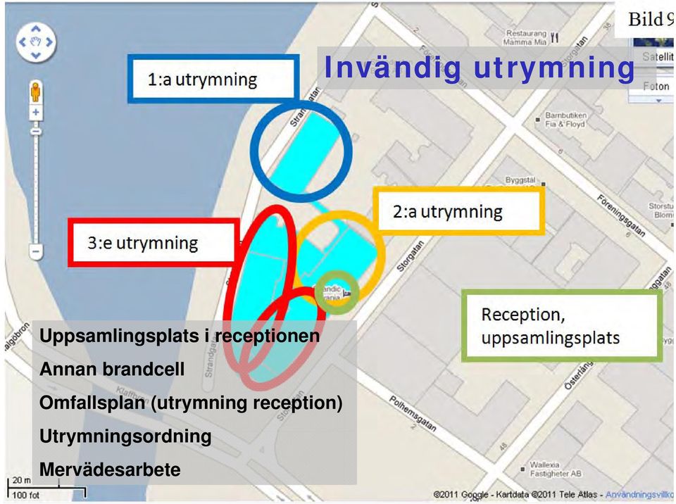 Annan brandcell Omfallsplan