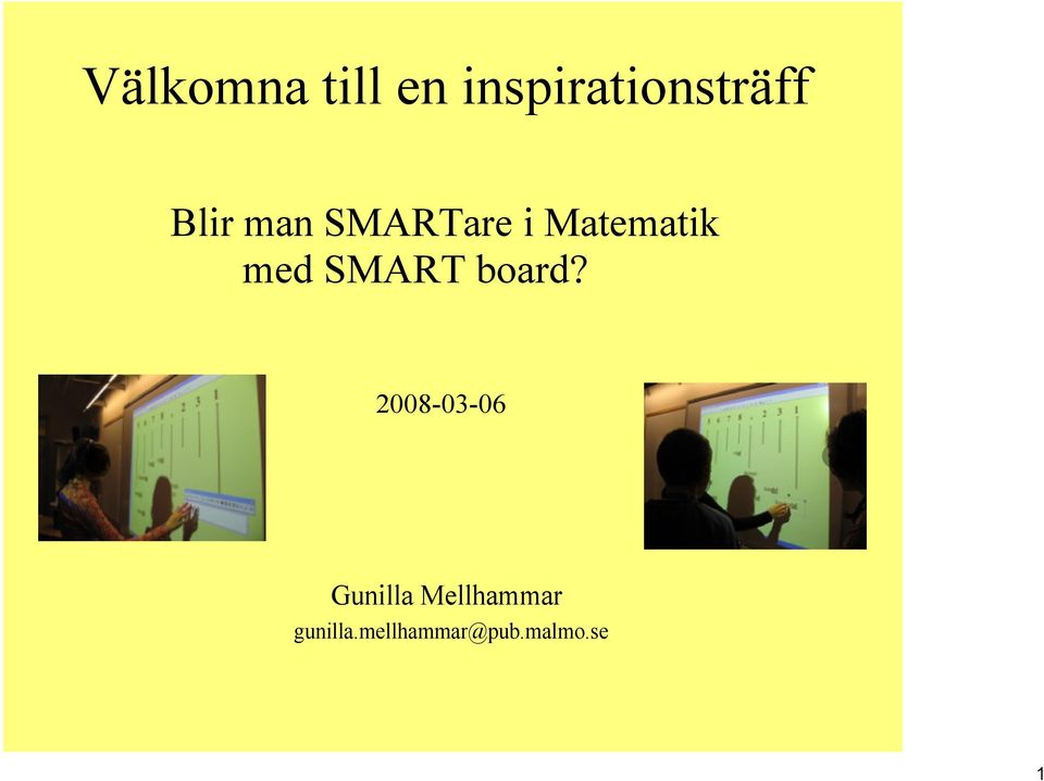 SMART board?