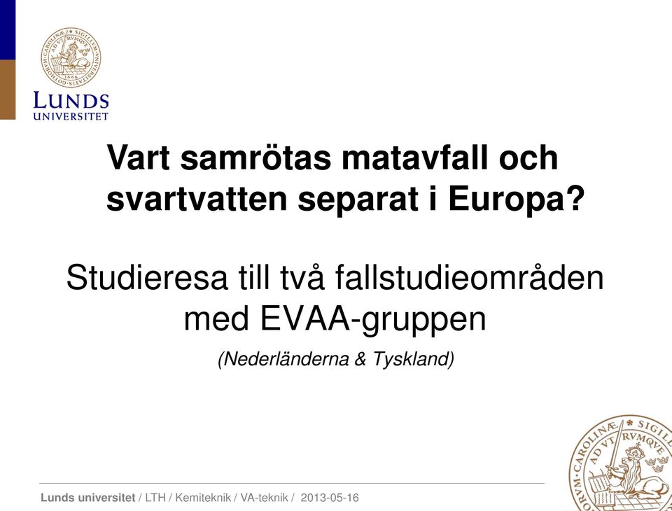 Studieresa till två