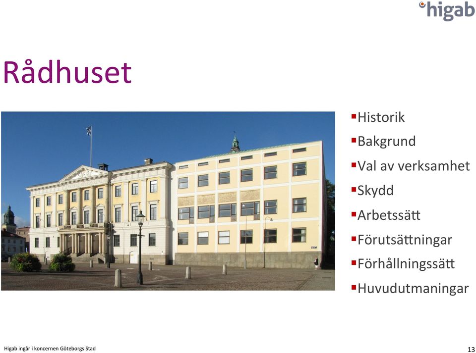 ArbetssäN FörutsäNningar