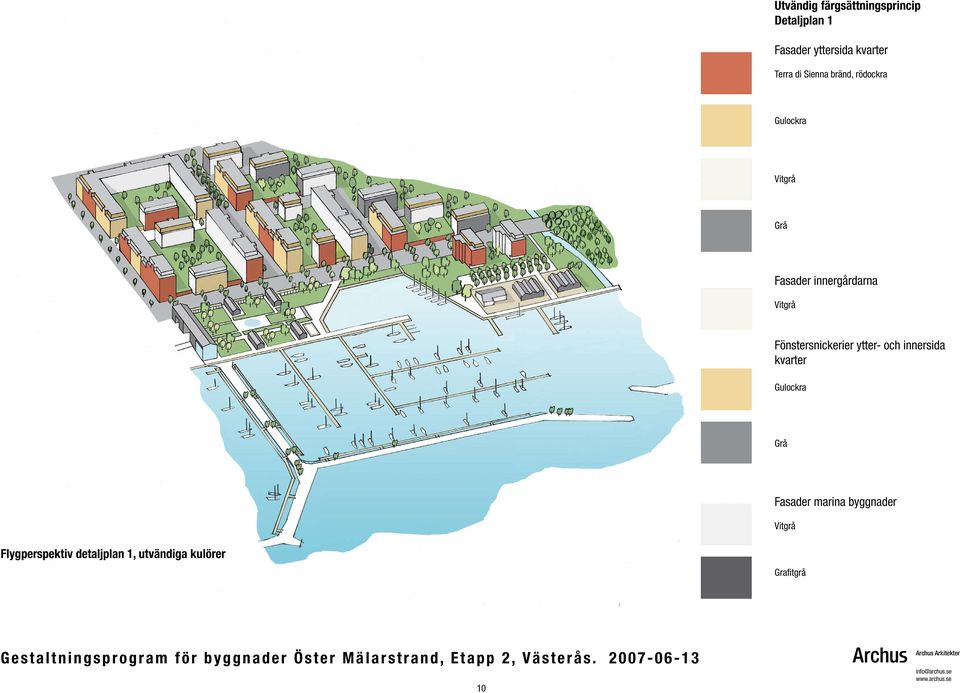 Fönstersnickerier ytter- och innersida kvarter Gulockra Grå Fasader marina