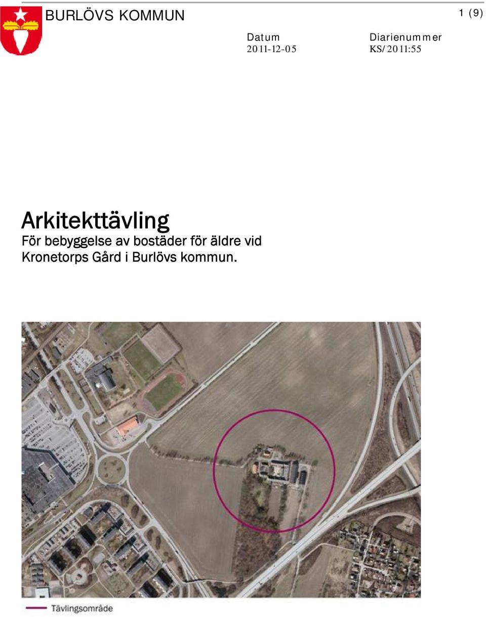 Arkitekttävling För bebyggelse av