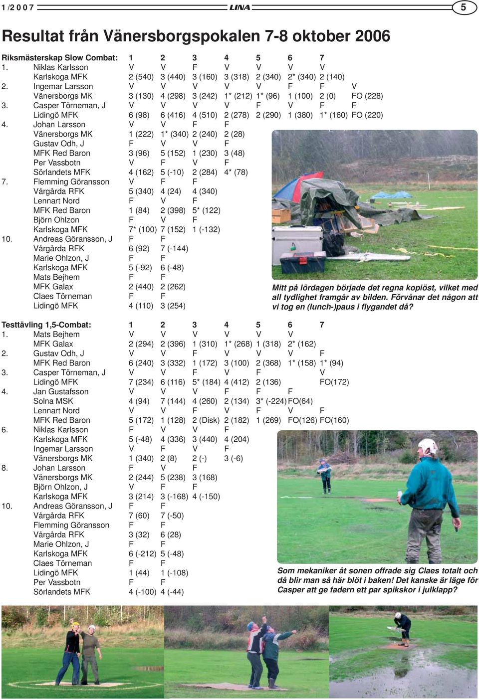 Ingemar Larsson V V V V V F F V Vänersborgs MK 3 (130) 4 (298) 3 (242) 1* (212) 1* (96) 1 (100) 2 (0) FO (228) 3.