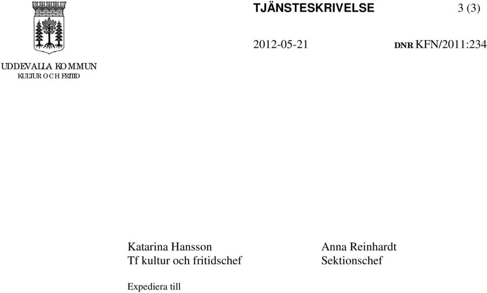 Katarina Hansson Tf kultur och