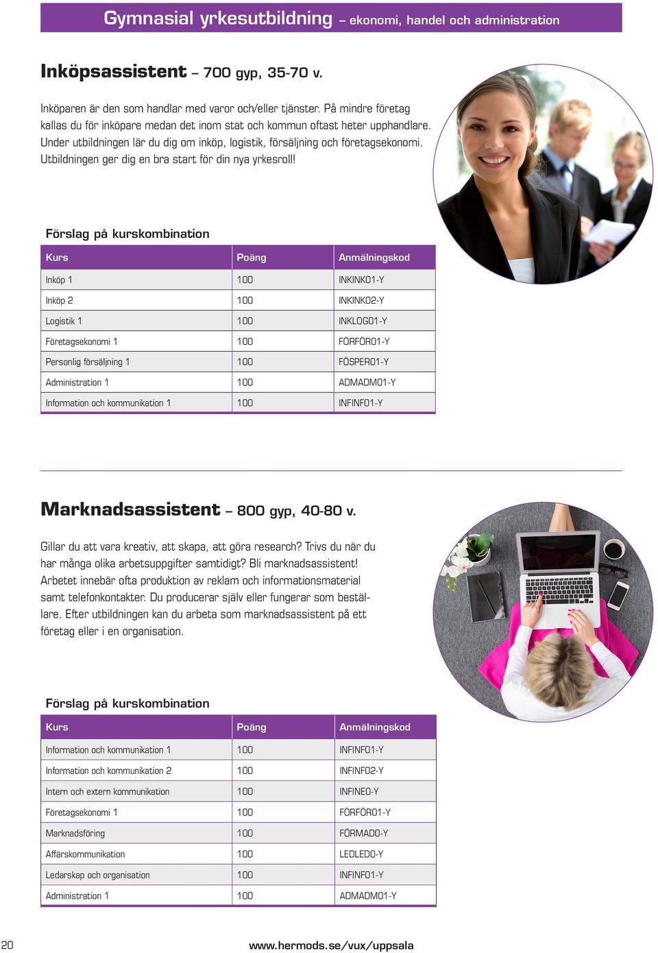 Utbildningen ger dig en bra start för din nya yrkesroll!