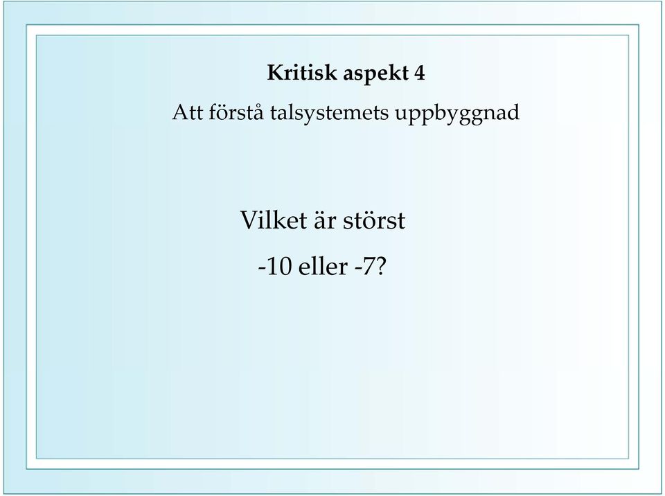 talsystemets