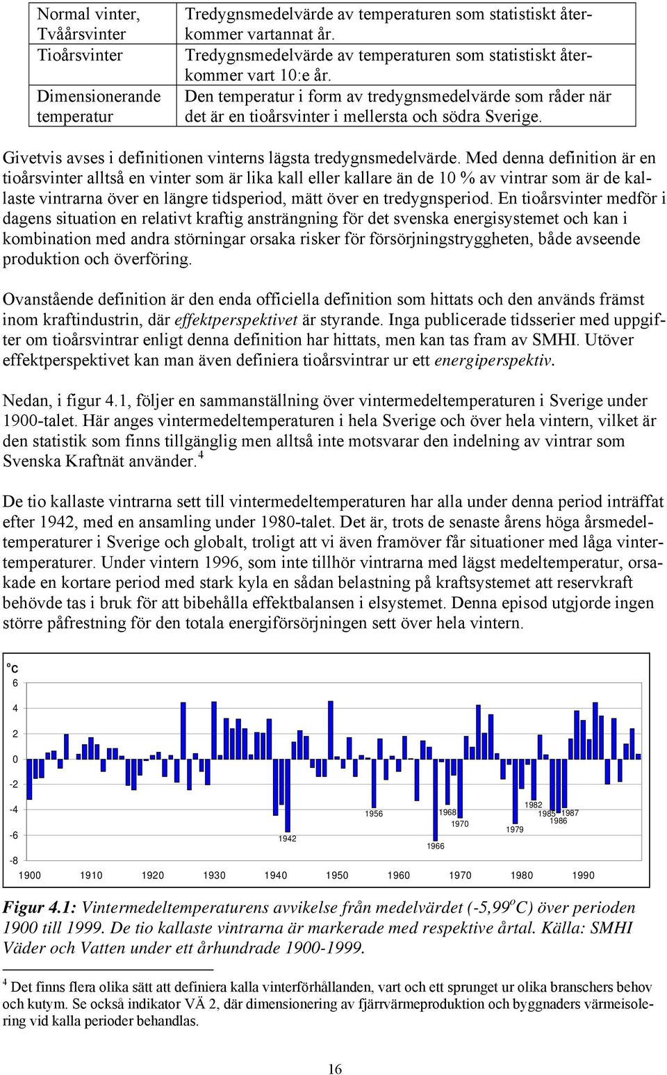 Givetvis avses i definitionen vinterns lägsta tredygnsmedelvärde.