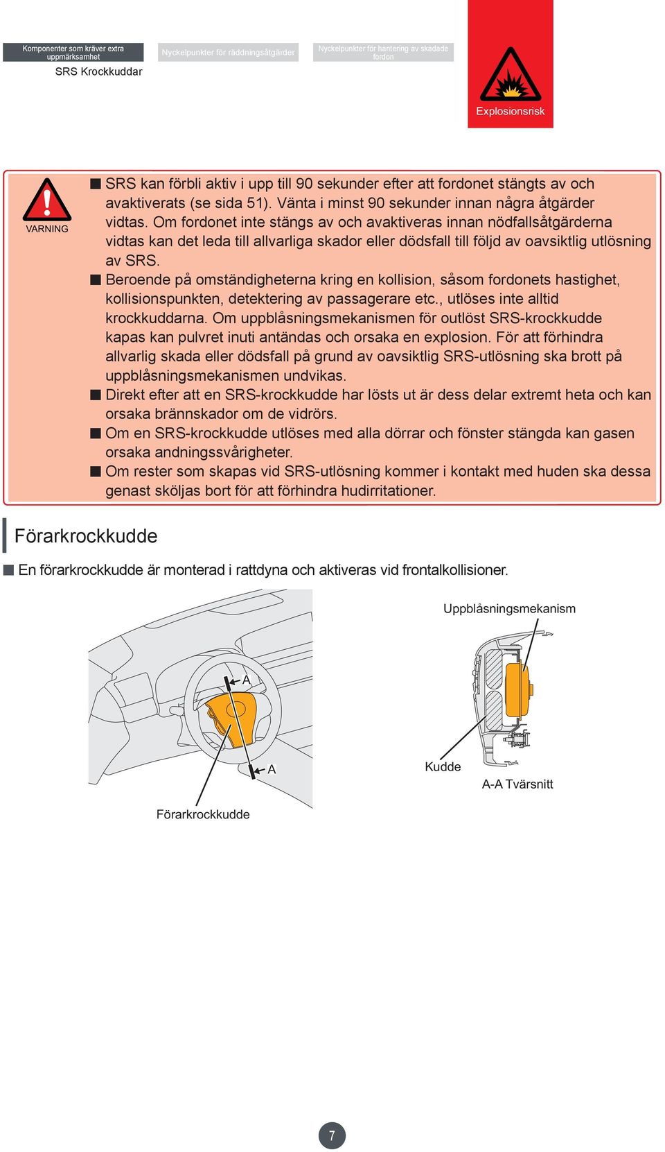 Beroende på omständigheterna kring en kollision, såsom ets hastighet, kollisionspunkten, detektering av passagerare etc., utlöses inte alltid krockkuddarna.