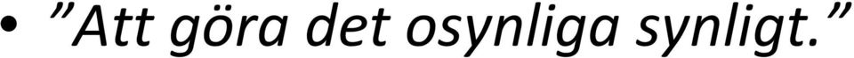 osynliga