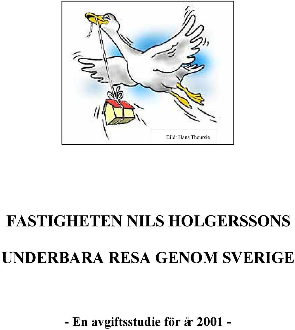 HOLGERSSONS UNDERBARA RESA