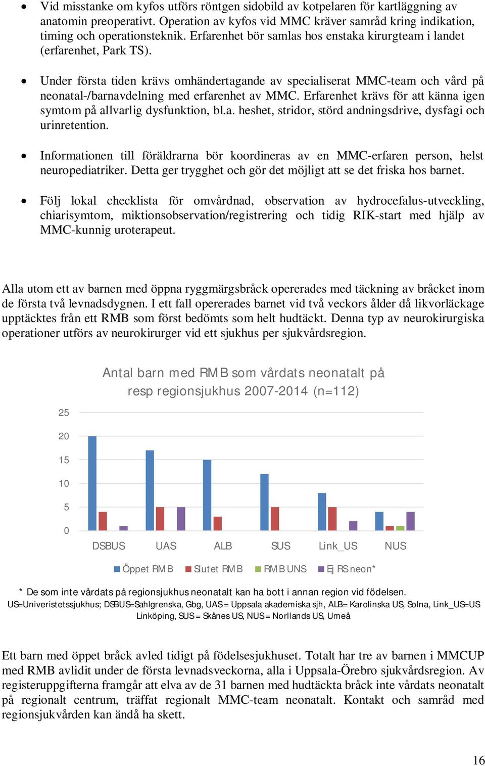 Erfarenhet krävs för att känna igen symtom på allvarlig dysfunktion, bl.a. heshet, stridor, störd andningsdrive, dysfagi och urinretention.