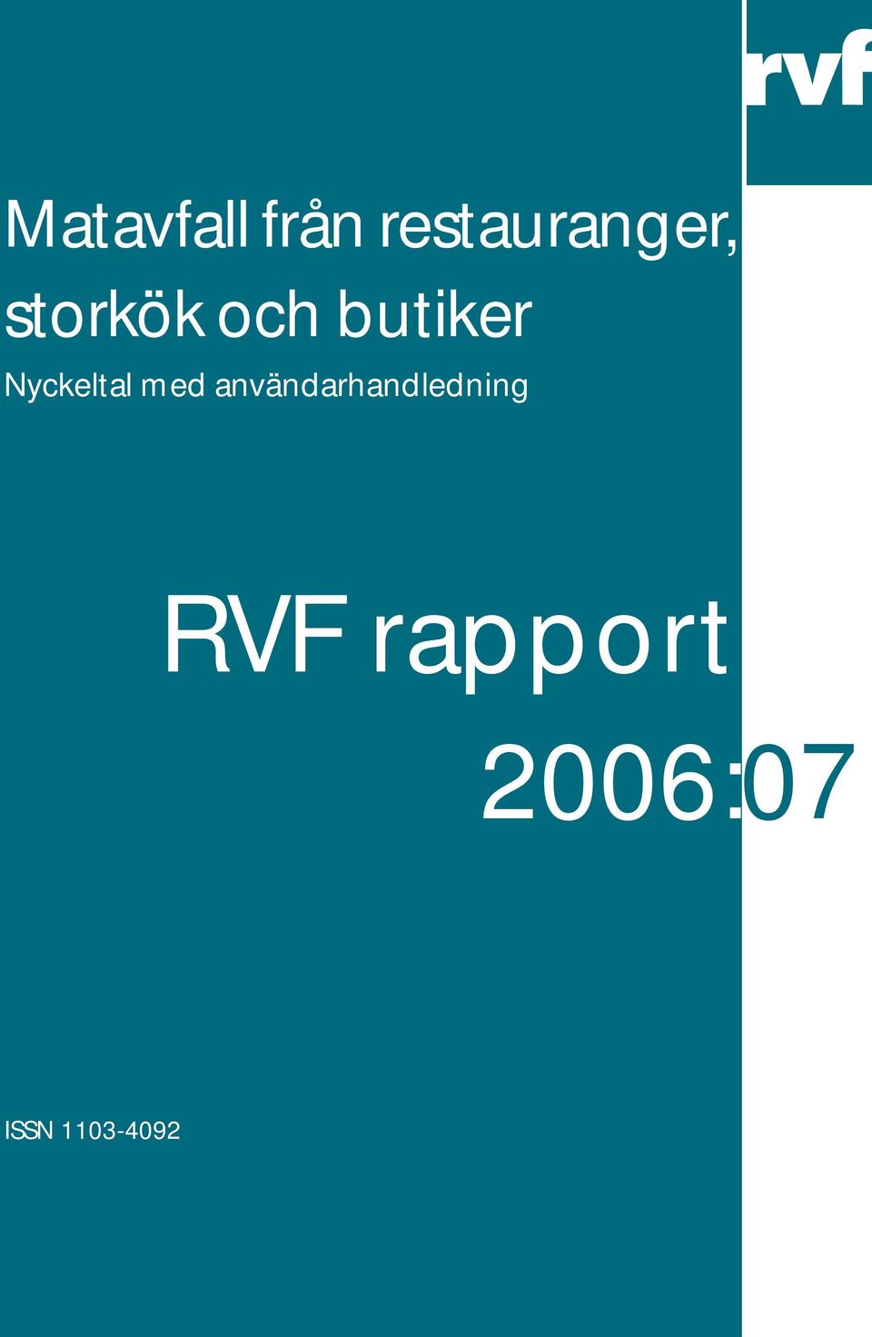 med användarhandledning RVF