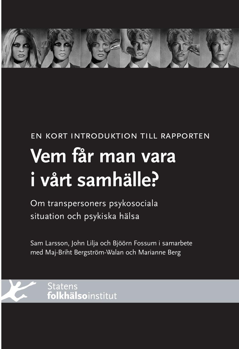 Statens folkhälsoinstitut publicerar båda rapporterna som ett tillägg till den förra regeringens uppdrag att utreda hälsosituationen för homosexuella, bisexuella och transpersoner (hbt).