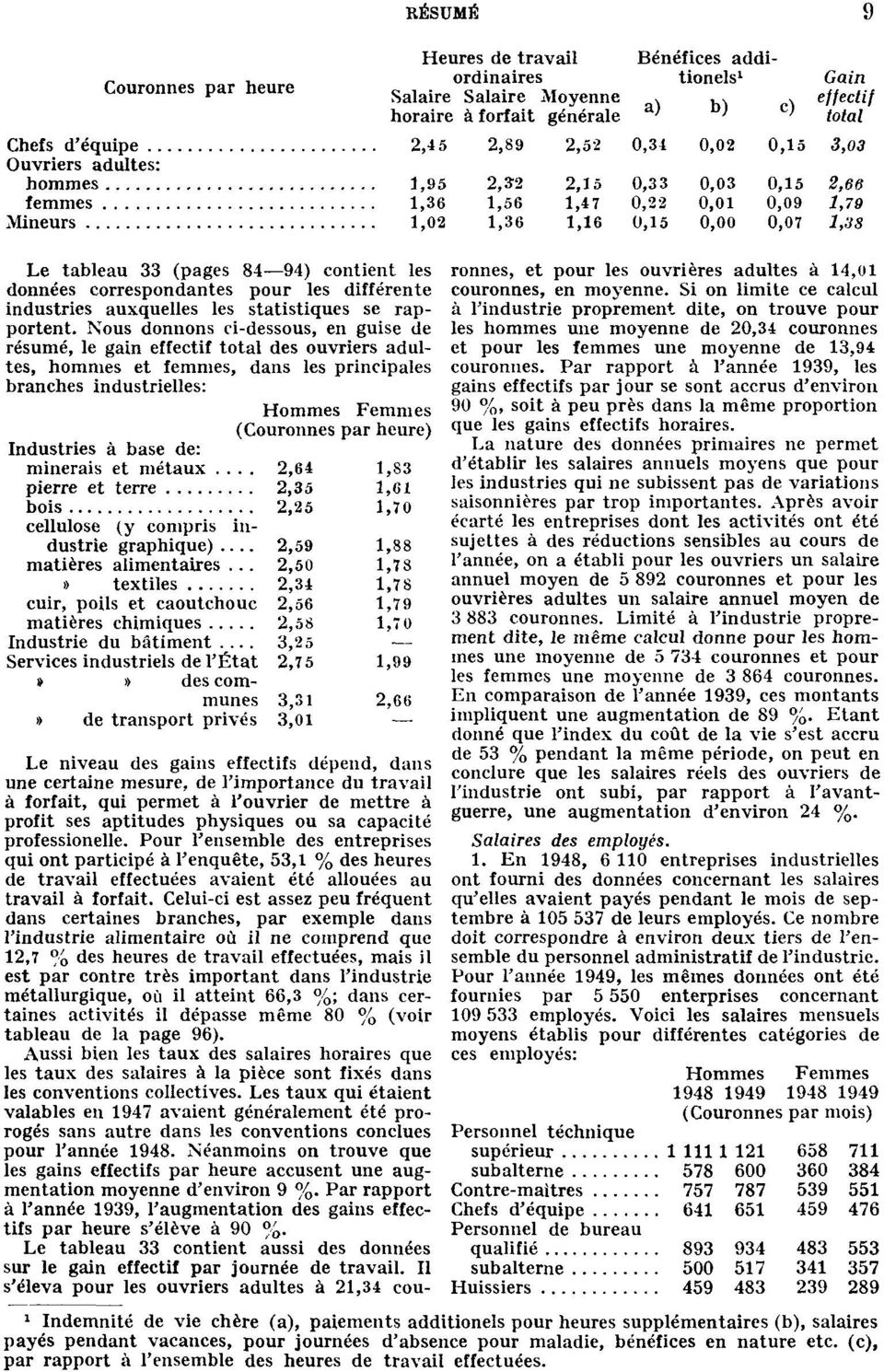 certaine mesure, de l'importance du travail à forfait, qui permet à l'ouvrier de mettre à profit ses aptitudes physiques ou sa capacité professionelle.