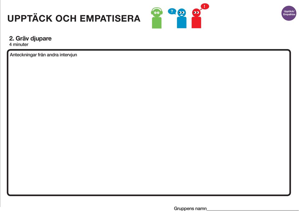 Gräv djupare 4 minuter