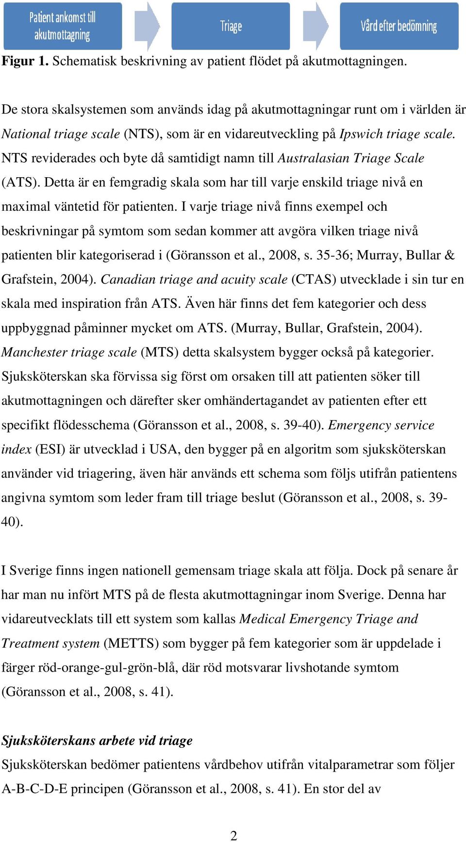 NTS reviderades och byte då samtidigt namn till Australasian Triage Scale (ATS). Detta är en femgradig skala som har till varje enskild triage nivå en maximal väntetid för patienten.