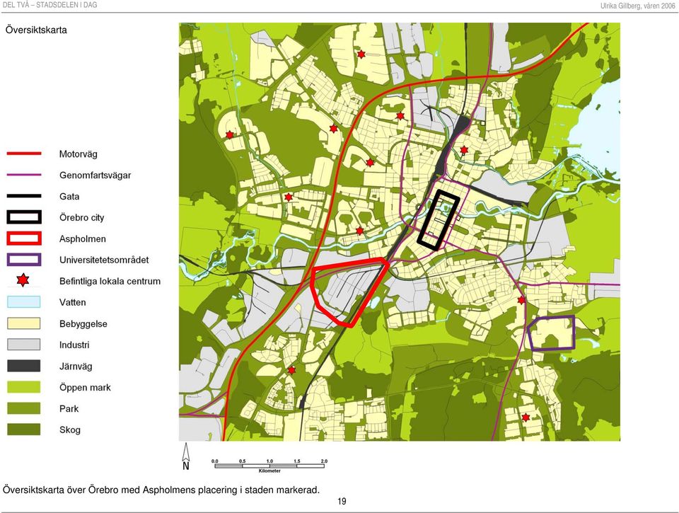 över Örebro med Aspholmens