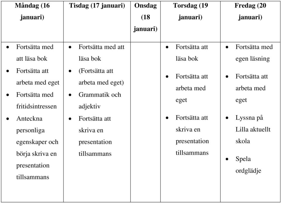 adjektiv arbeta med eget arbeta med eget Anteckna Lyssna på personliga skriva en skriva en Lilla aktuellt