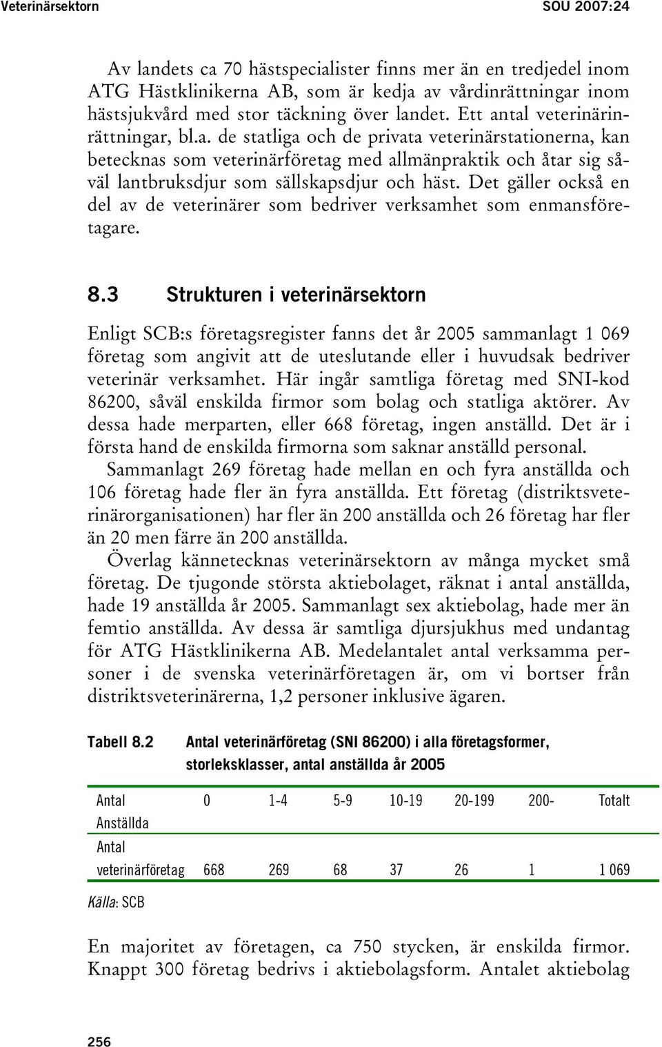 Det gäller också en del av de veterinärer som bedriver verksamhet som enmansföretagare. 8.