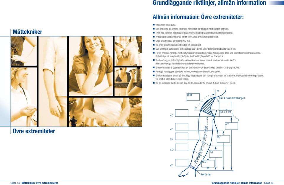 09.2011 17:08 Uhr Seite 1 Tryck ned tummen något i patientens mjukvävnad vid varje mätpunkt vid längdmätning. Armlängder kan kontrolleras, om så krävs, med armen hängande neråt.