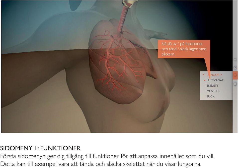 funktioner för att anpassa innehållet som du vill.