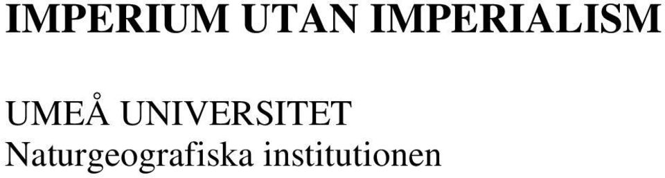 UNIVERSITET