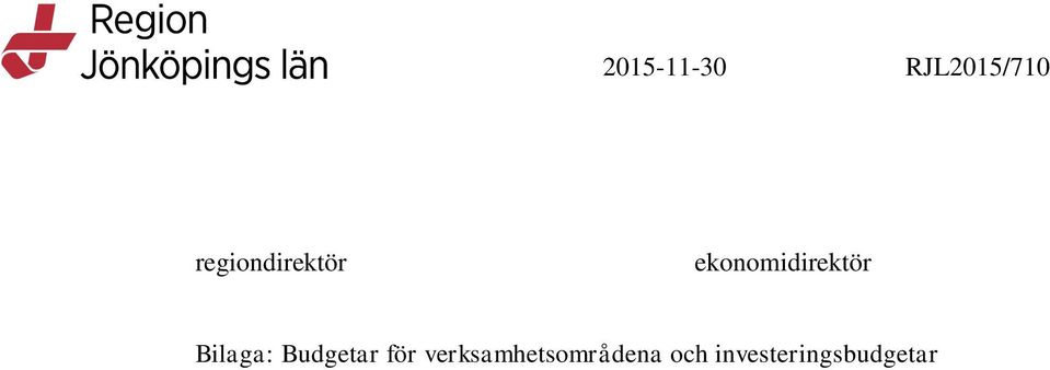 ekonomidirektör Bilaga: