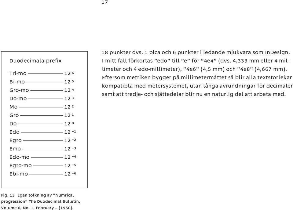 4,333 mm eller 4 millimeter och 4 edo-millimeter), 4e6 (4,5 mm) och 4e8 (4,667 mm).