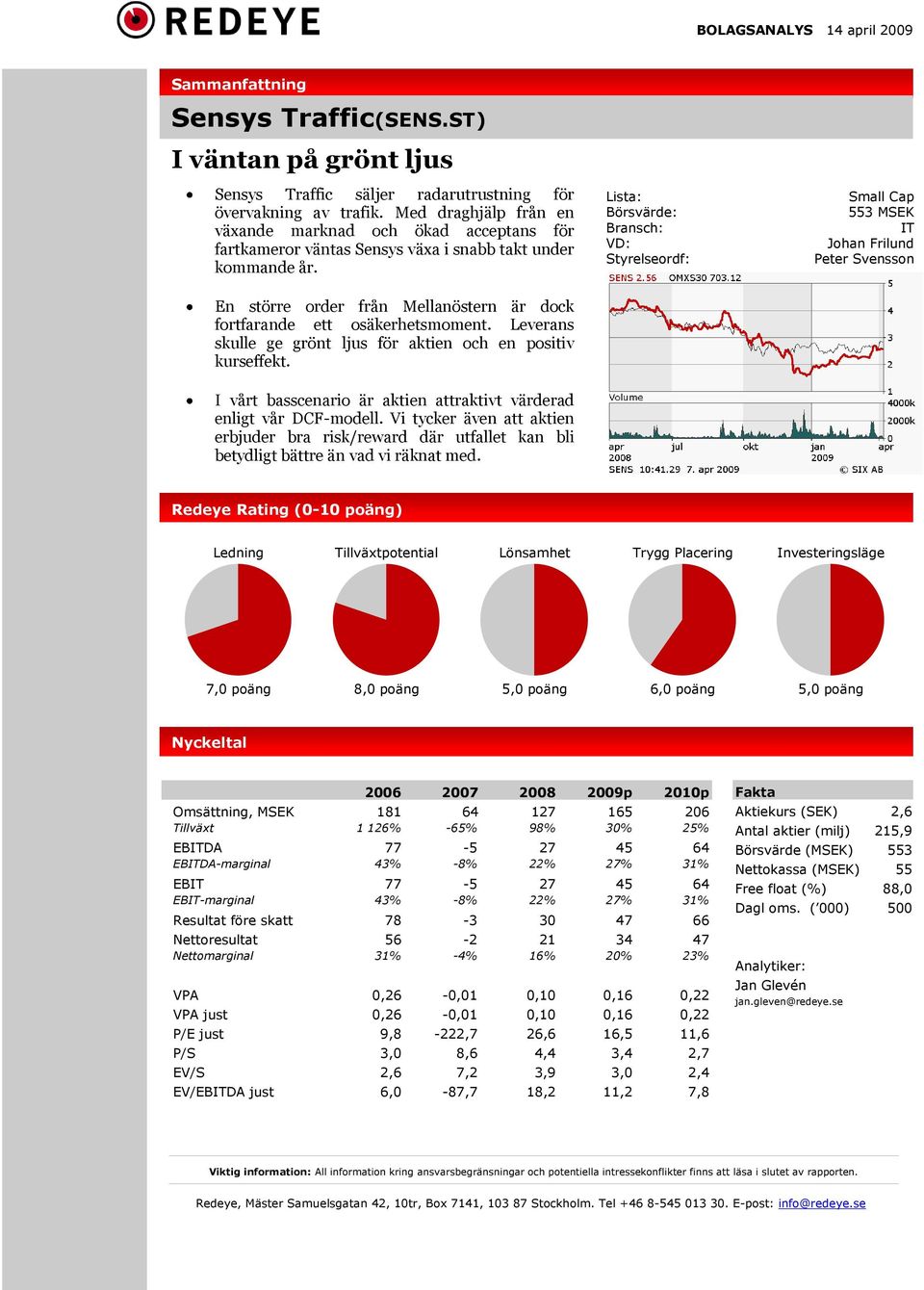 Leverans skulle ge grönt ljus för aktien och en positiv kurseffekt. I vårt basscenario är aktien attraktivt värderad enligt vår DCF-modell.