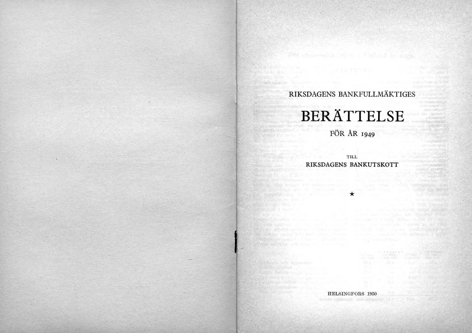 BERÄTTELSE FÖR ÅR 1949