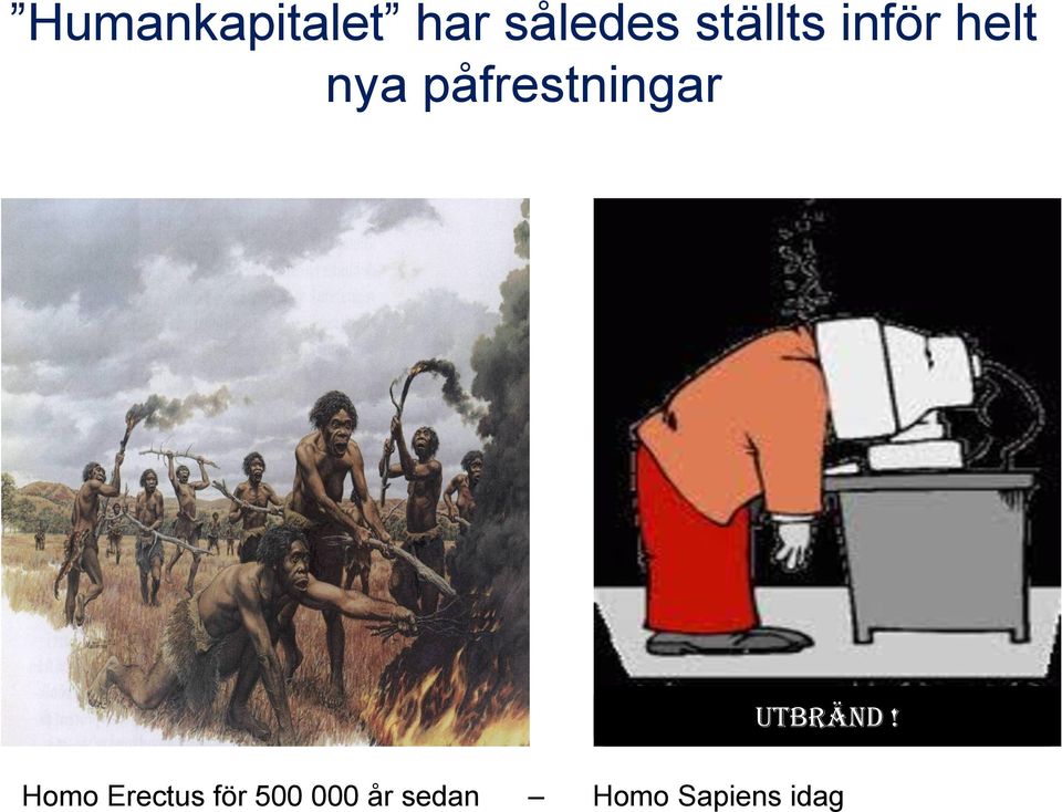 påfrestningar Utbränd!