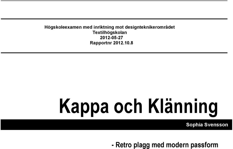 2012-05-27 Rapportnr 2012.10.