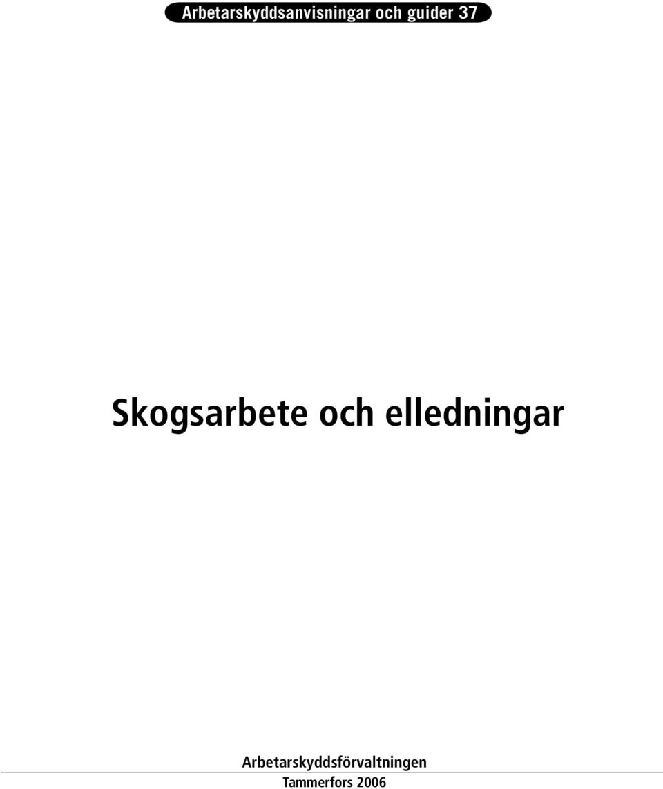 och elledningar