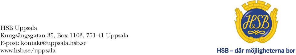 Uppsala E-post: