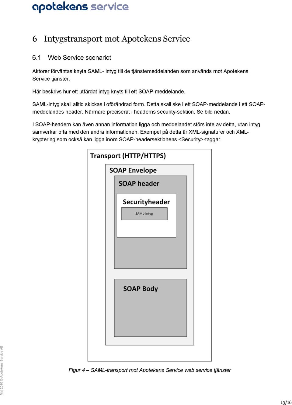 Närmare preciserat i headerns security-sektion. Se bild nedan.